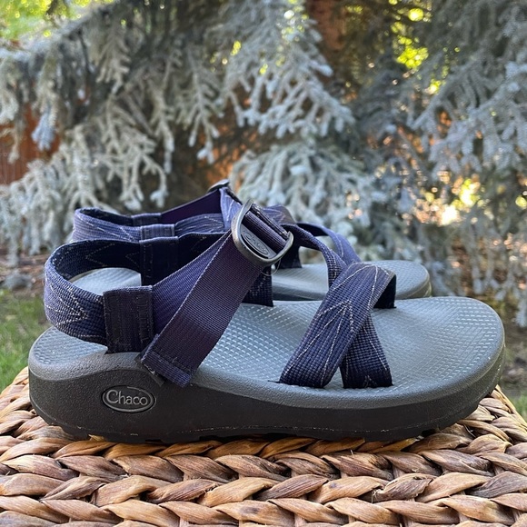 Chaco Zcloud Athletic Sandal AERO Blue Ankle Strap Sandal Buckle Men EU 41 Wide main image 5